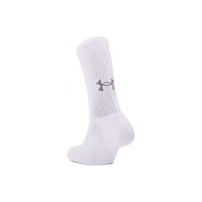 Under Armour Mid Calf Socks Unisex 3 Pack White-2