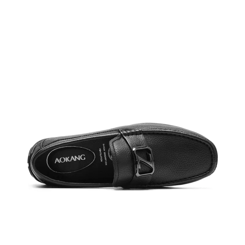 AOKANG Loafers Men Black-2
