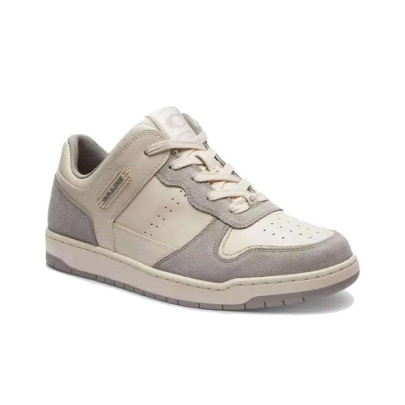 COACH Panelled Suede Leather Sneakers-2