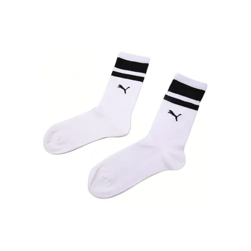 PUMA Knee High Socks Unisex 1 Pack White