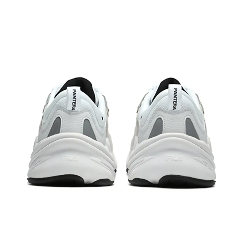 FILA FUSION Cushioned Slip Resistant Abrasion Resistant Low Top Chunky Sneakers Men's FILA White-3