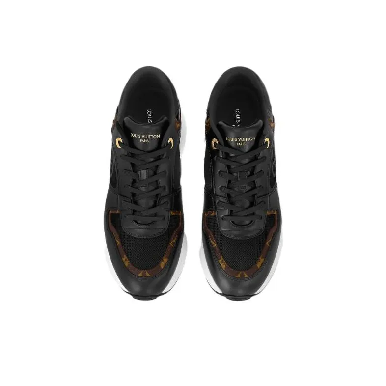 LOUIS VUITTON Run Away Low Top Casual Shoes Women's Black-3