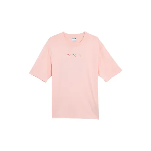 PUMA T-Shirts Unisex Light Pink