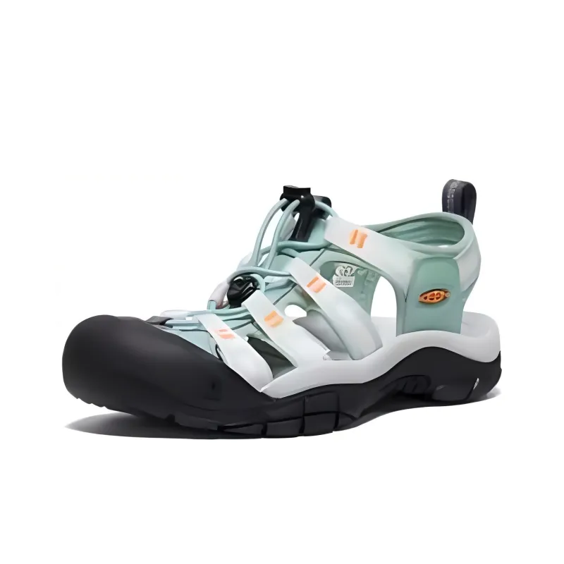 KEEN Newport H2 Breathable River Trekking Shoes Women's White Green-2