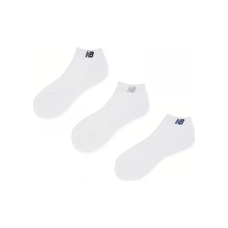 New Balance Ankle Socks Unisex 3 Pack White-0