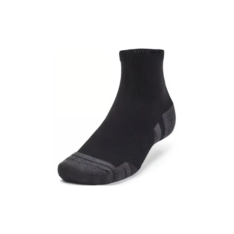 Under Armour Performance Tech Ankle Socks Unisex 3 Pack Black-1
