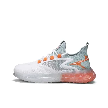 WARRIOR Running Shoes Men Low Top Orange