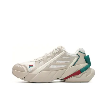 FILA FUSION TI 22 Cushioned Wear Resistant Support Low Top Casual Shoes Women's White