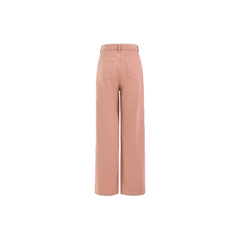 Concubine Zhu Jeans Women's Dirty Pink-1