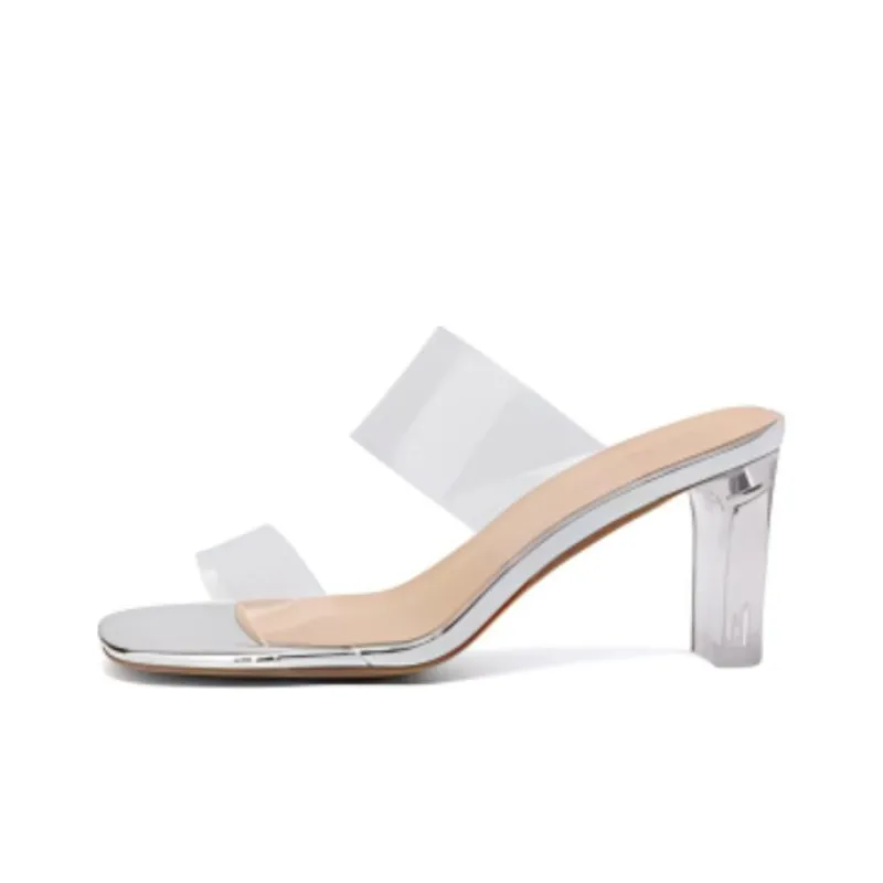 JOSINY Slide Slippers Women's Silver-0