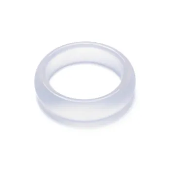 Lingxiang Yurun Chalcedony Jade Rings Unisex