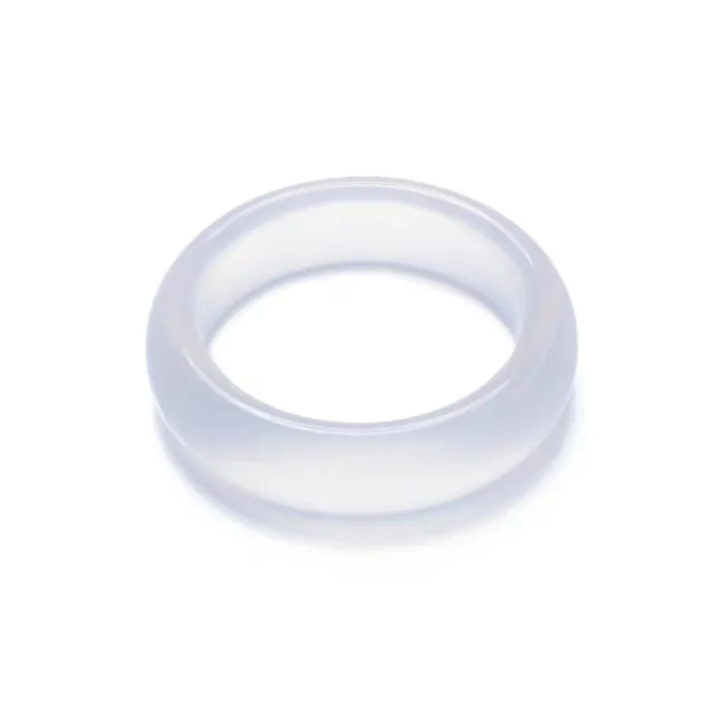 Lingxiang Yurun Chalcedony Jade Rings Unisex-0