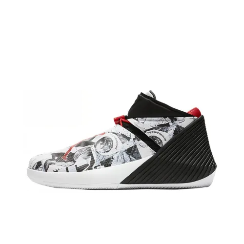 Jordan Why Not Zer0.1 Basketball Shoes Men Mid-Top Black/White/Red