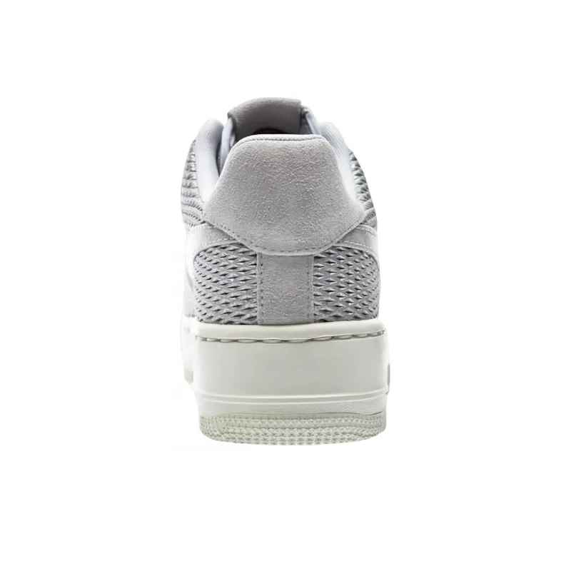 Nike Air Force 1 Upstep Premium 'Metallic Platinum' Women's-3