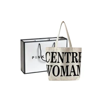 PINK·LAND Canvas Canvas Bag Shoulder Bags Regular Women's Beige/Black