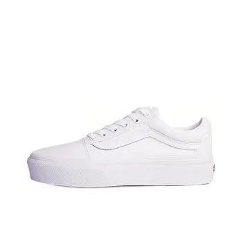 Vans Old Skool Platform True White Women's