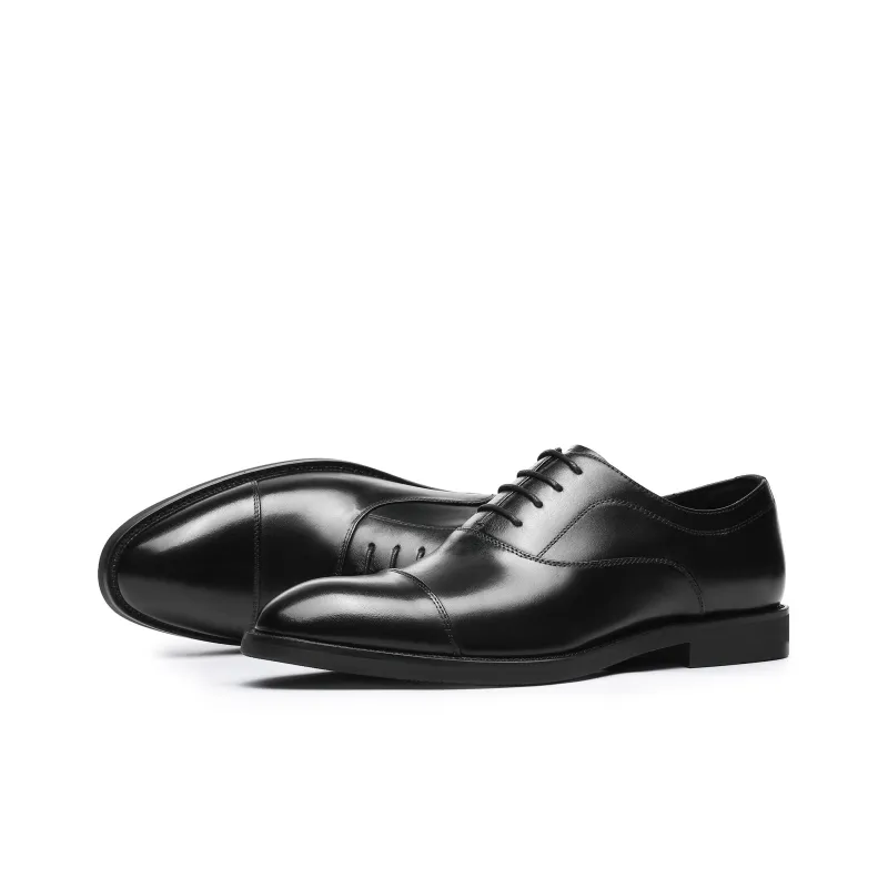 Dolcara Dress Shoes Men Low Top Black/Brown-2