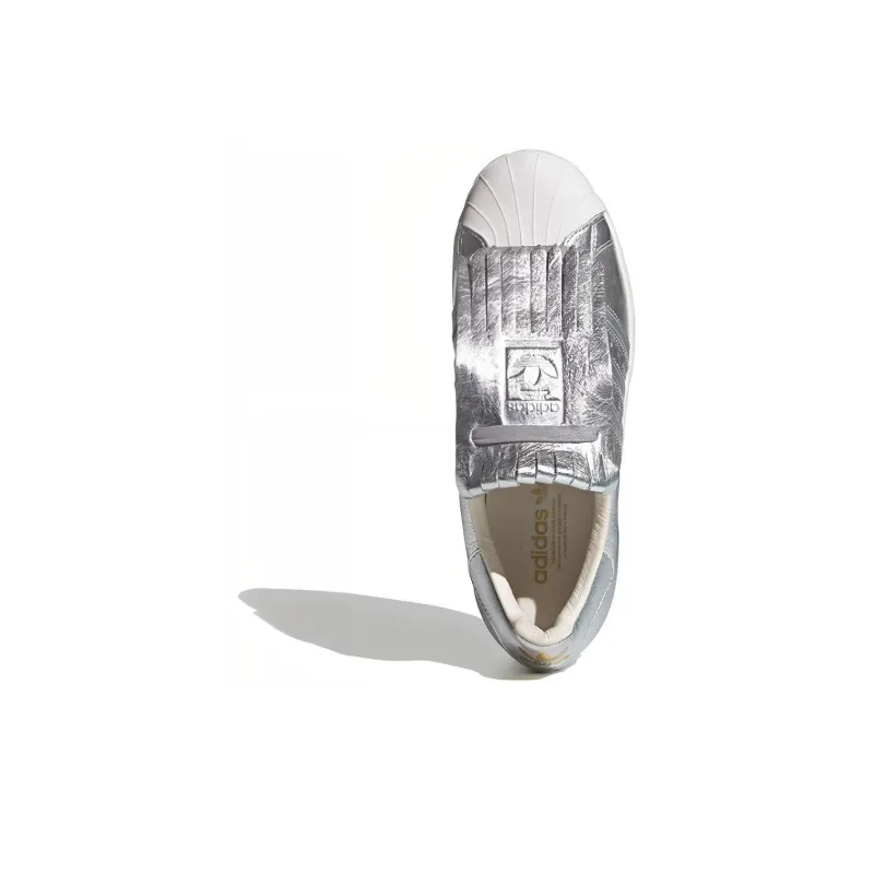 Adidas Superstar Fringe Silver Women's-4