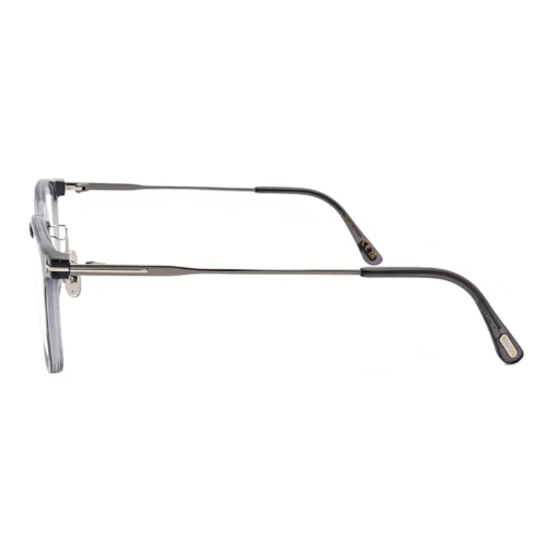 TF Injection Molding Alloy Irregular Shape Eyeglass Frames Unisex Gray-4