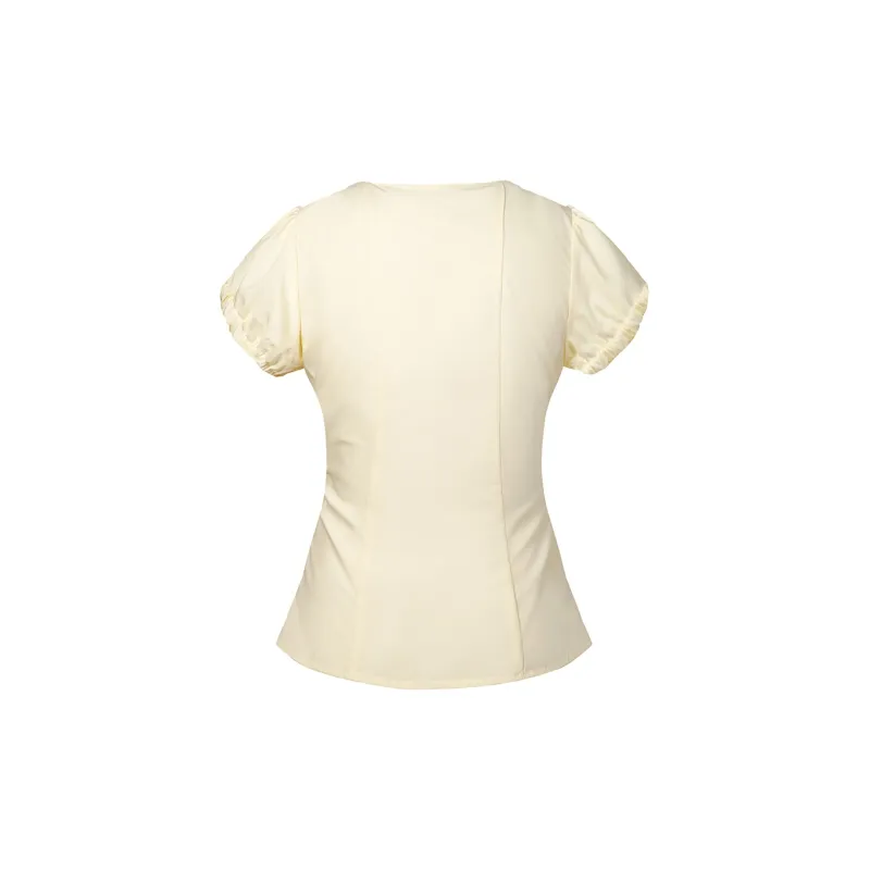NTOT Shirt Women's Light Yellow-1