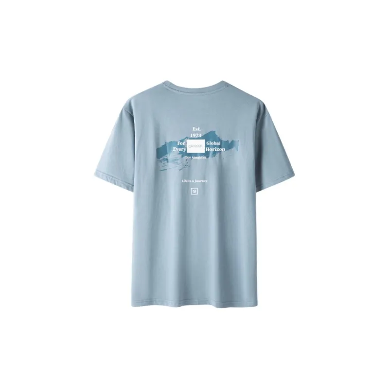 OUTDOOR PRODUCTS Drop Shoulder Sleeve T Shirt Men's Gray Blue-1