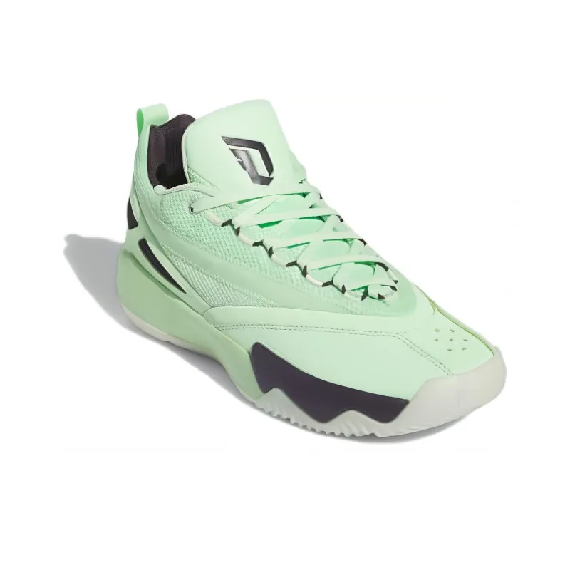 Adidas Dame Certified 2 Low Semi Green Spark Aurora Black Cloud White-2
