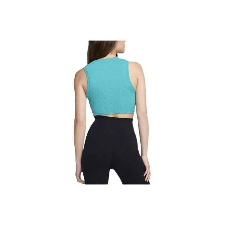Nike Sportswear Chill Knit Women's Tight Cropped Mini-Rib Tank Top-1