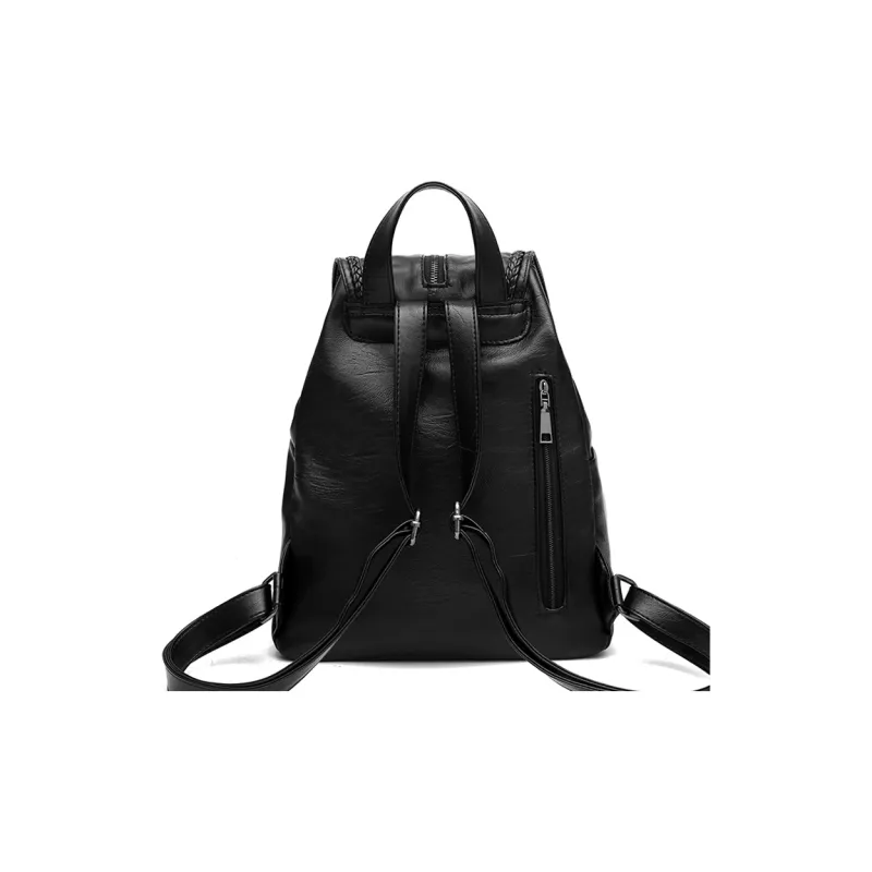 Weymond PU Backpack Women's Black-2