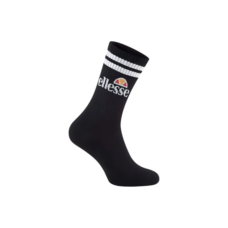 Ellesse FW23 Mid Calf Socks Women's 3 Pack Black-3
