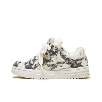 MQMS Skateboard Shoes Unisex Low Top White