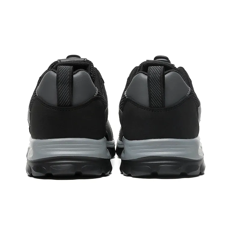Mulinsen Coverage Rebound Height Increasing Support Lightweight Breathable Low Top Casual Shoes Men's Black-3