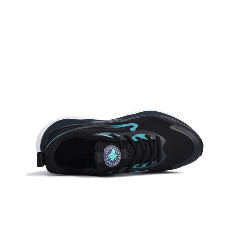 POLUDIYIPI Yipao Running Shoes Unisex Low Top Snow Blue/Starry Black-8