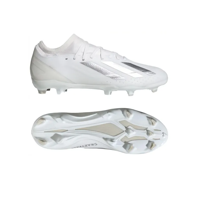 Adidas Crazyfast League Fg Cloud White Silver Metallic-2