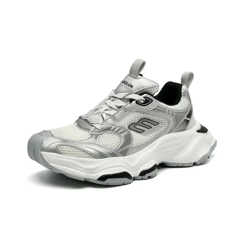 BANGNEY Anti Slip And Wear Resistant Breathable Low Top Chunky Sneakers Men's-6