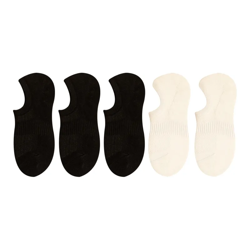 XXLLG Spring And Fall No-Show Socks Men's 5 Pack-12