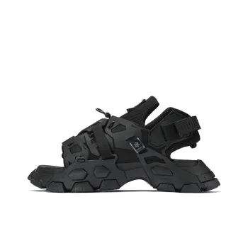 NORVINCY Luxury Streetwear Black Warrior Beach Sandals Unisex