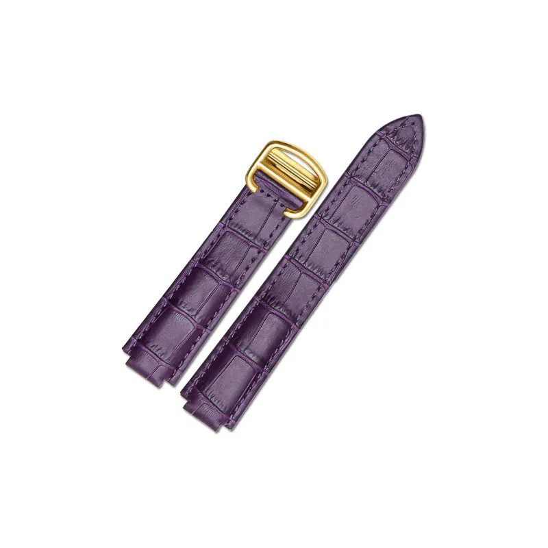 Gangjue Cartier Compatibility Watch Band Genuine Leather Material-80
