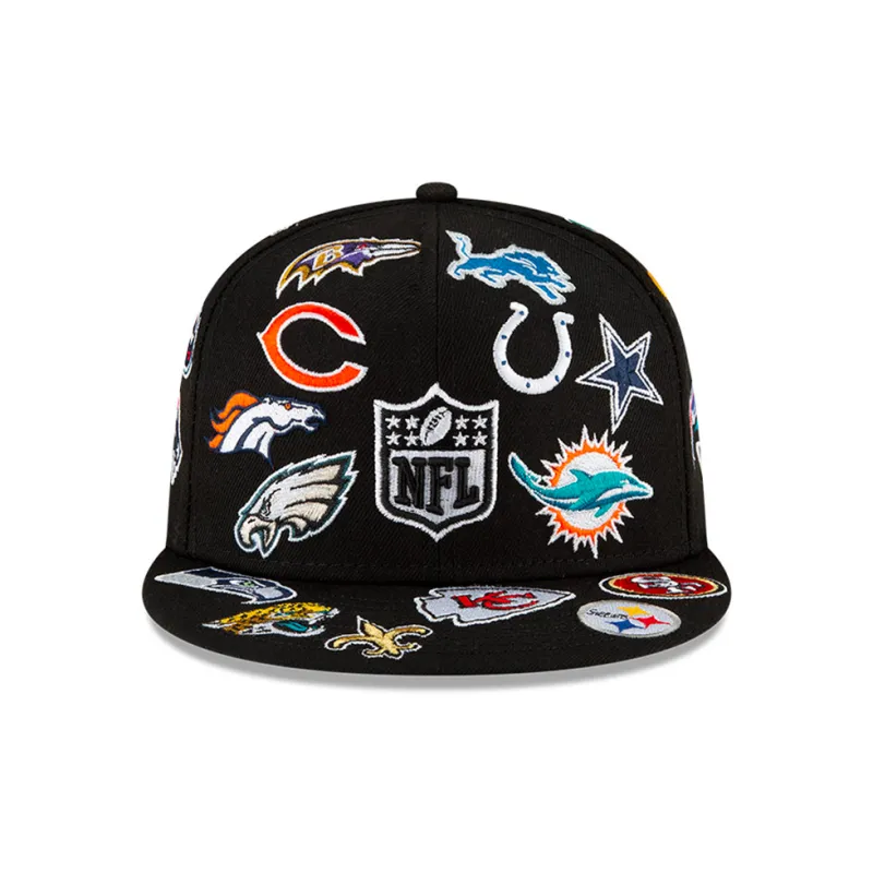 New Era Polyester Baseball Caps Unisex Black-1