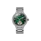 Silver Case Green Dial Steel Band
