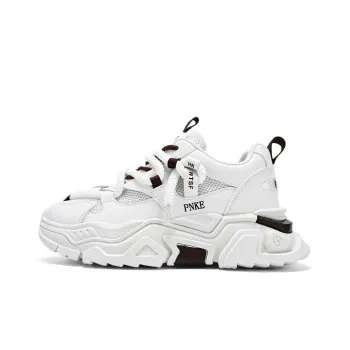 PNKE Anti-Slip Wear-Resistant Breathable Height Increasing Low-Top Chunky Sneakers Men's