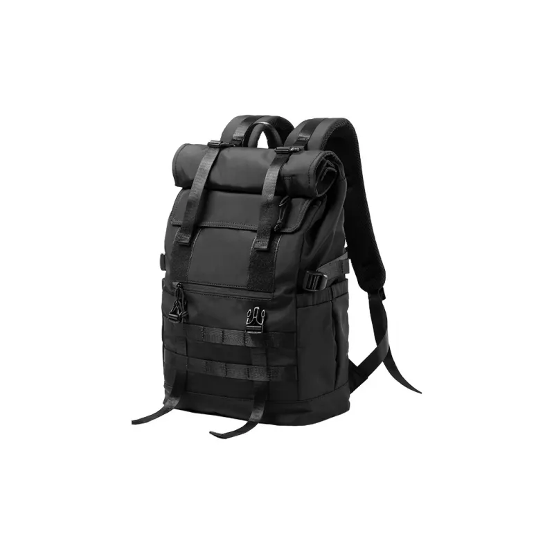 PESASRIE Oxford Backpack Men's Black-3