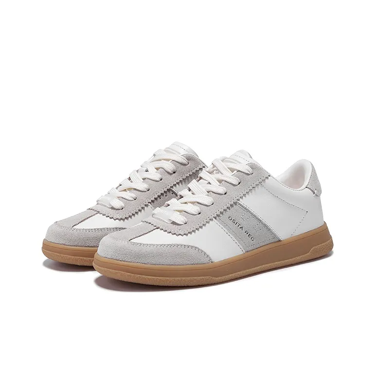 OSITA RED Low Top Skateboard Shoes Women's-5