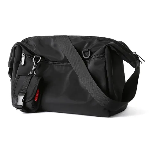 PESASRIE Oxford Crossbody Bag Men's Black
