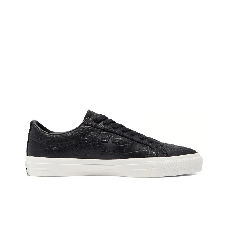 Converse One Star Pro Low 'Croc Emboss Black'-1