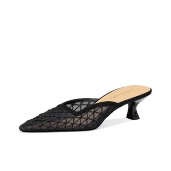 JESSICA SOPHIA Abrasion Resistant Slip Resistant Wrap toe Slippers Women's Black