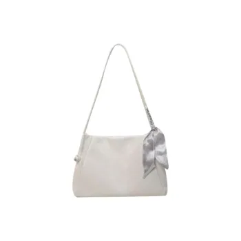 Duoluplo Doron Paul Flannelette Tote Handbag, Shoulder Bag Regular Women's Silver/Ecru/Pink/Black