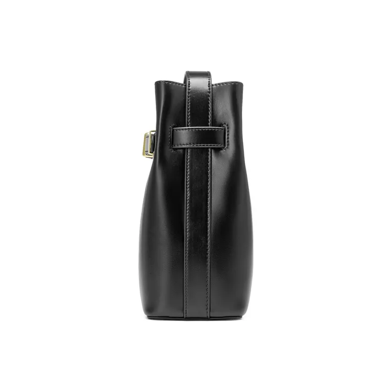 JOSINY PU Large Commute Shoulder Bag, Crossbody Bag Women's Black/Ecru/Apricot-1