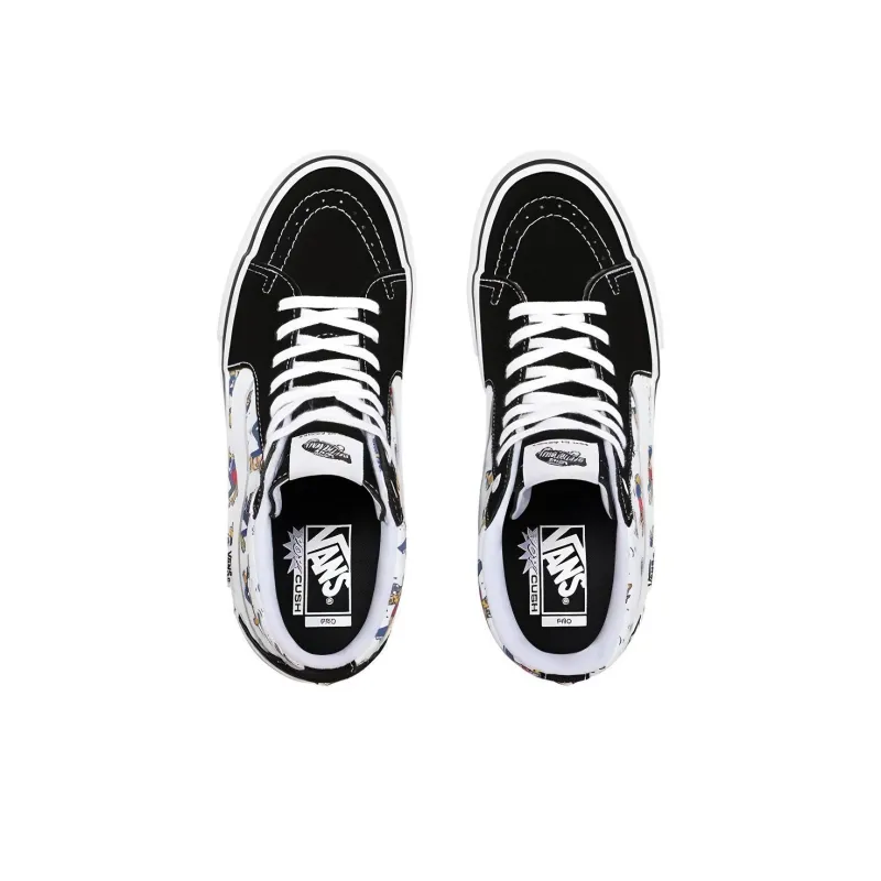 Vans Skate Wolf SK8 Hi Pro 'Black White'-3