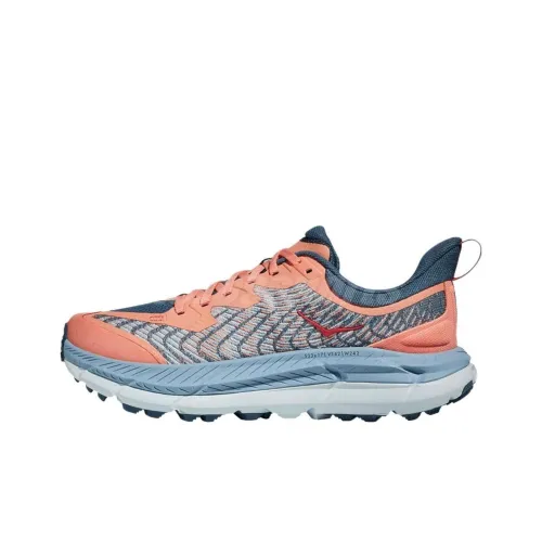 HOKA ONE ONE Mafate Speed 4 Papaya Real Teal Women's