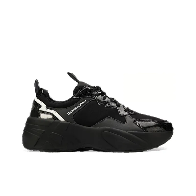 Onitsuka Tiger Pleaker Shoes 'Black White'-1